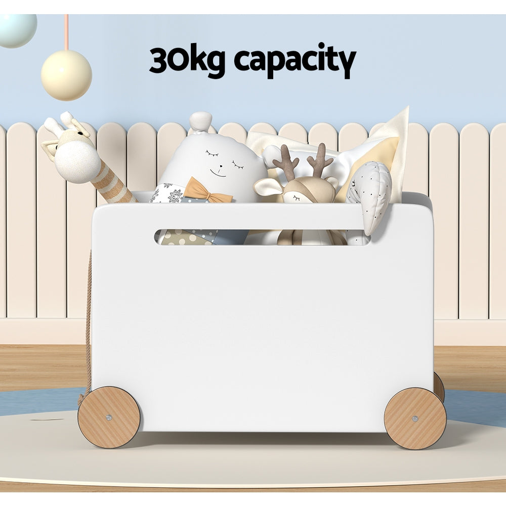 Rover Kids Mobile Storage Box – White – Medium