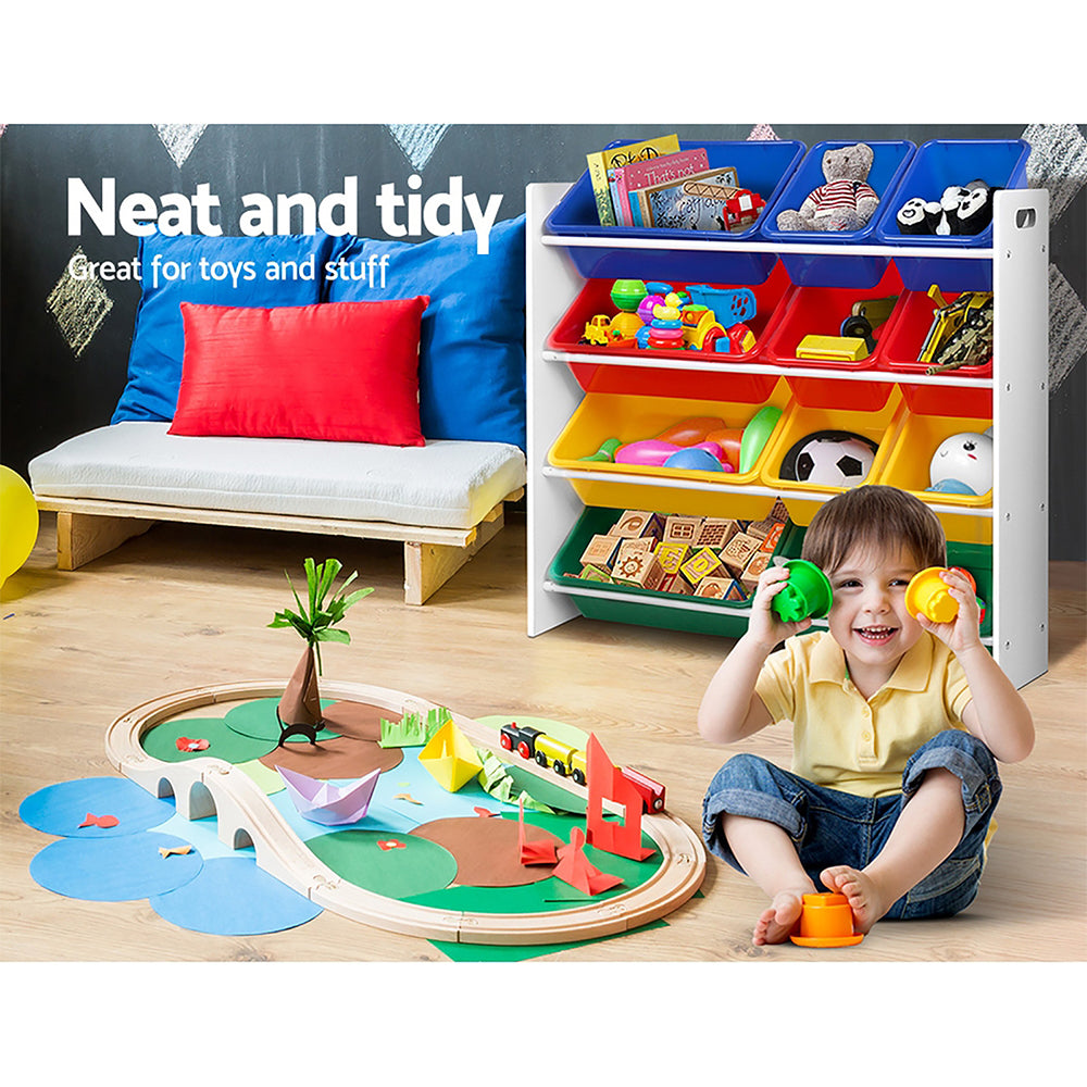 Cosmo Kids Storage Rack – Multi – 12 Bins