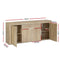 Sideboard Buffet Cabinet – Oak Finish