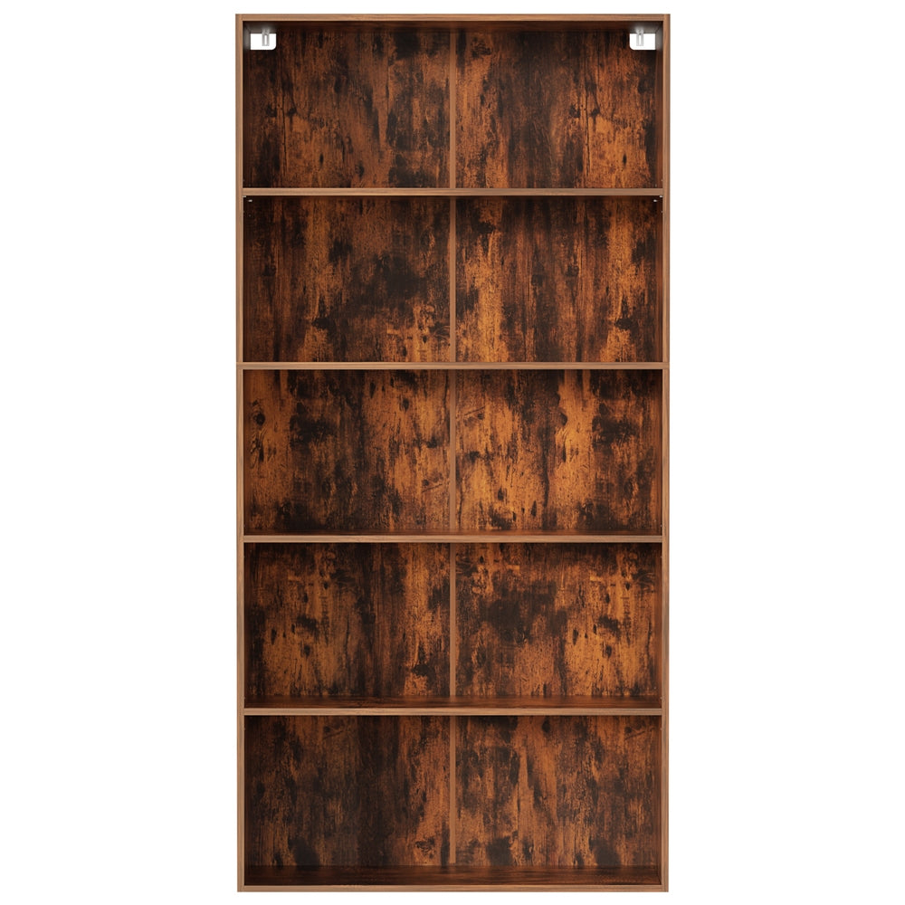 Alderon Bookshelf – Walnut – 5 Tiers