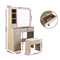 Dressing Table Set – Sliding Mirror & Stool, Oak Diane Style