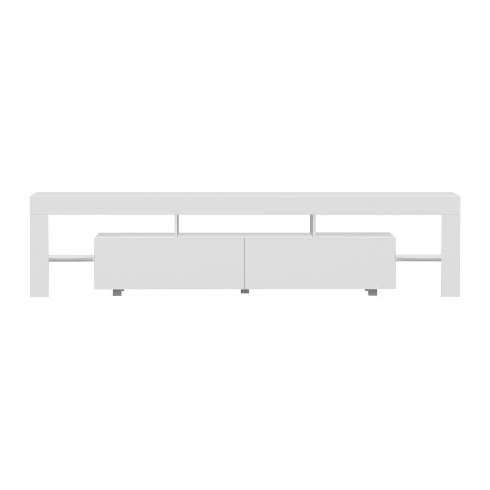 Linden LED TV Entertainment Unit – White – 200 cm