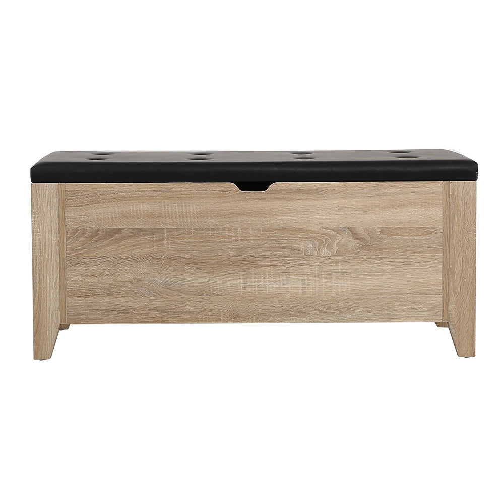 Valdran Storage Ottoman – Oak – 106 cm