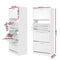 Extra Large Shoe Cabinet Storage Organiser - White