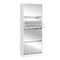 Artiss Shoe Cabinet Mirror Shoes Storage Rack Organiser 60 Pairs Cupboard Shelf