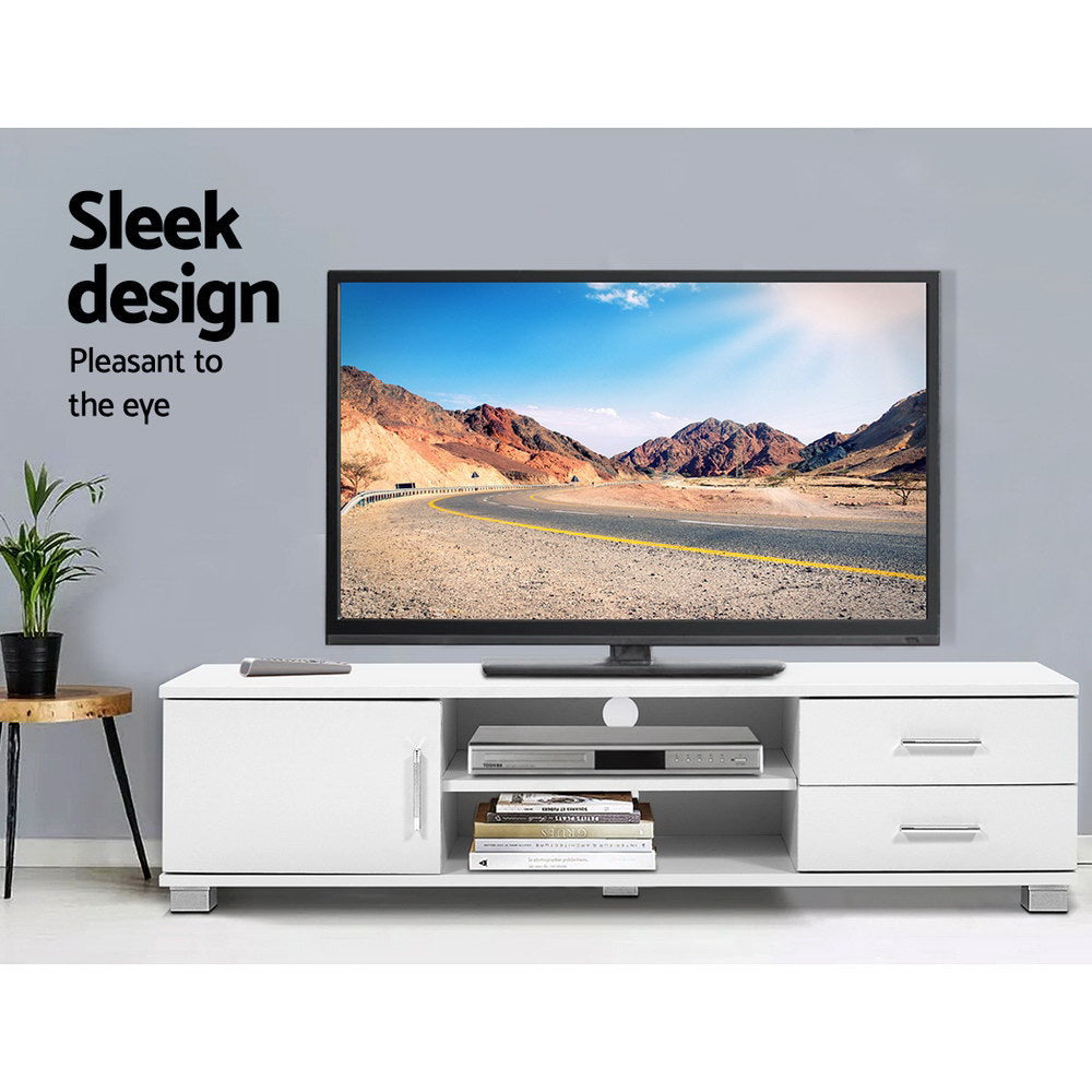 Solace Entertainment Unit – White – 120 cm