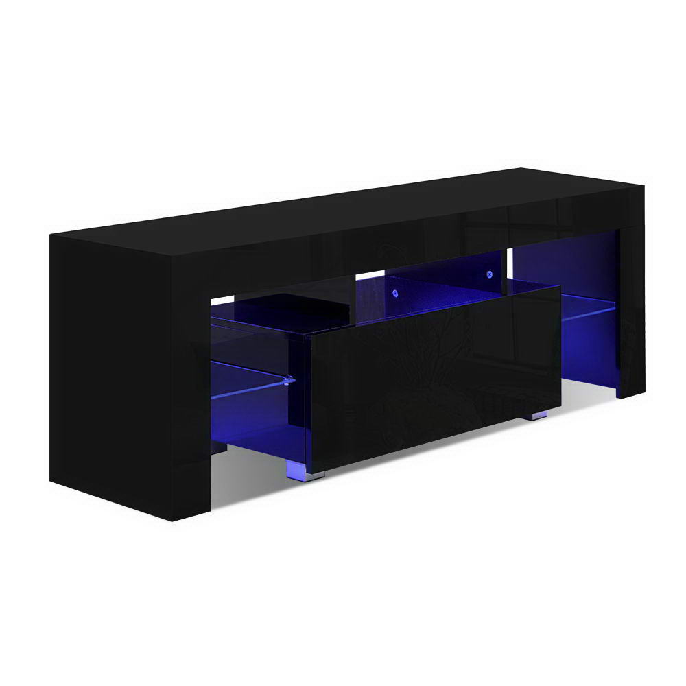Alderon LED TV Cabinet – Black – 130 cm