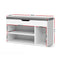 White Shoe Rack Bench Cabinet – Allen Style
