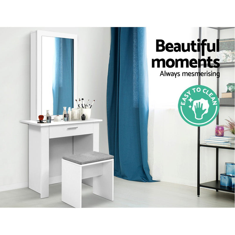 Dressing Table Set - White