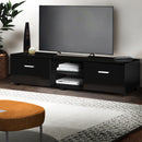 Entertainment Unit TV Cabinet - Black