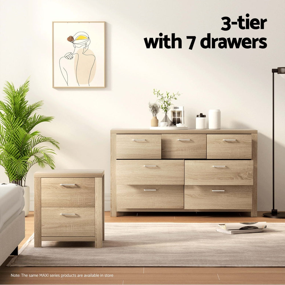 Haven 7 Drawer Tallboy – Pine – Medium