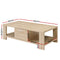 Oak Coffee Table with 1 Drawer – Maxi Style