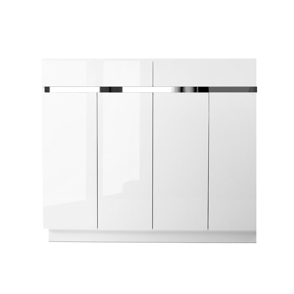Lydia Shoe Cabinet – White – 120 cm