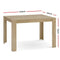 4 Seater Dining Table - Oak Natural