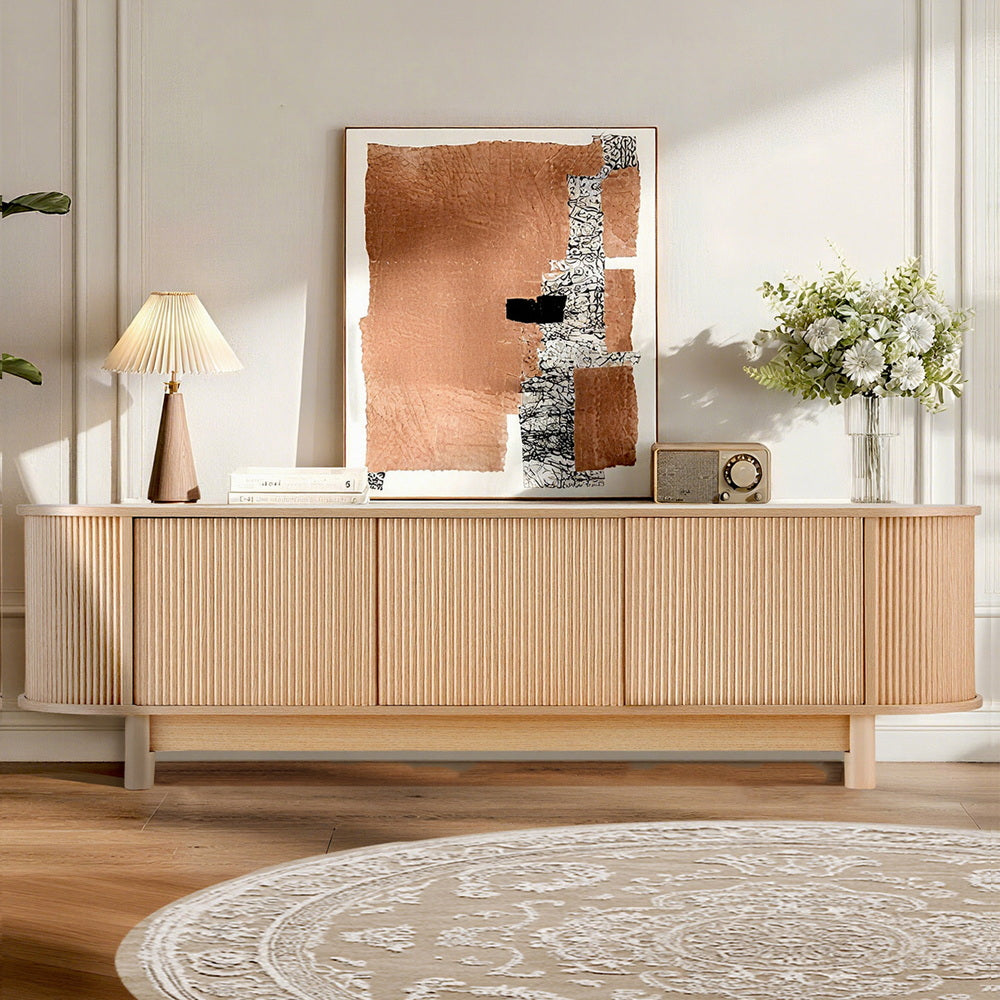 Nova TV Unit Entertainment Unit Storage Cabinet 160cm Pine