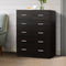 Chest of 6 Drawers - Walnut