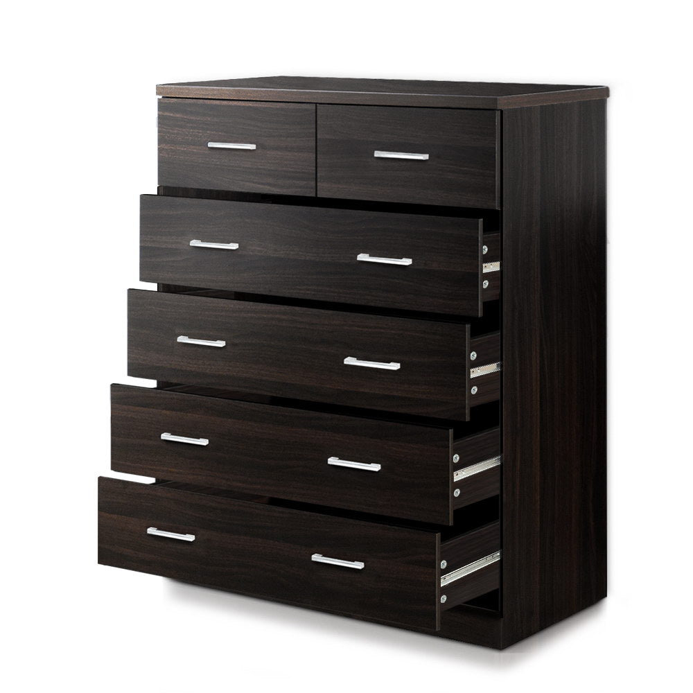 Harmon 6-Drawer Tallboy – Walnut – Large