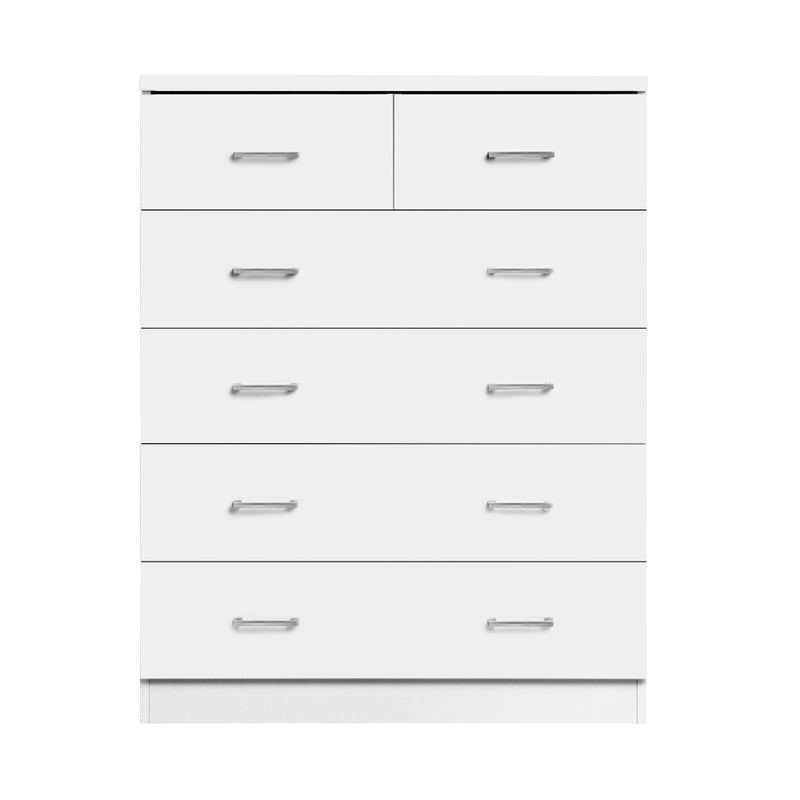 6 Drawer Chest - White