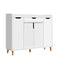 Artiss Shoe Cabinet Shoes Storage Rack 120cm Organiser White Drawer Cupboard