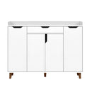 Shoe Cabinet Storage Rack - White