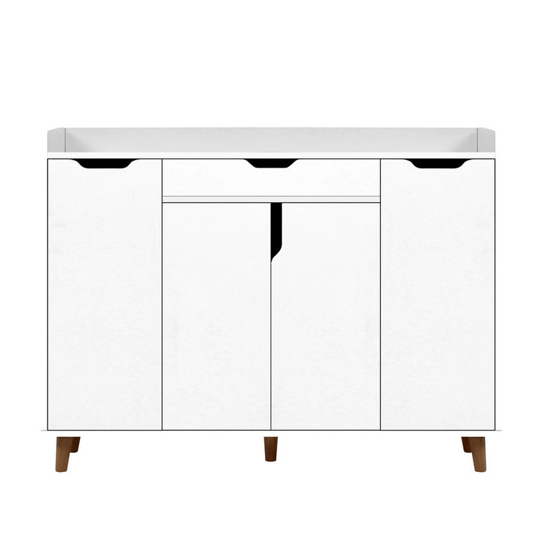 Shoe Cabinet Storage Rack - White