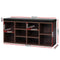 Shoe Cabinet Storage Rack - Walnut Color