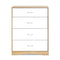 4 Chest of Drawers - White & Oak