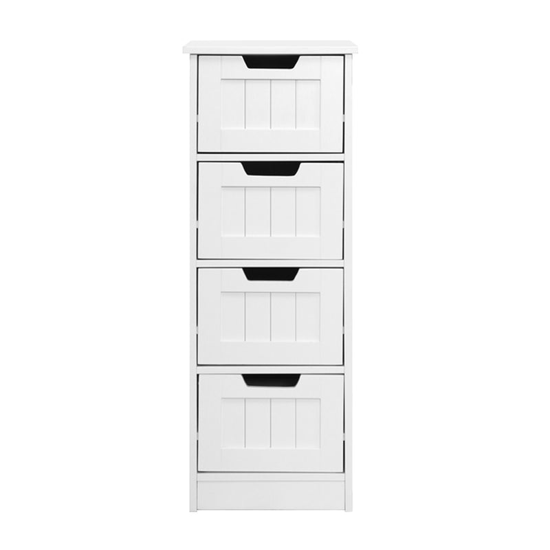 4 Chest of Drawers - White