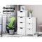 4 Chest of Drawers - White