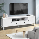 Cove TV Cabinet Entertainment Unit 160cm White Kubi