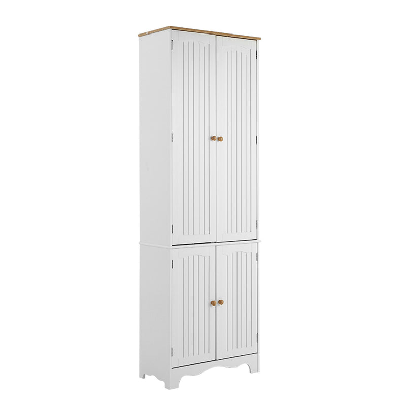 Sideboard Buffet Cabinet with 4 Doors – White
