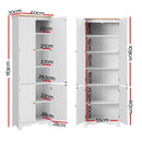 Sideboard Buffet Cabinet with 4 Doors – White