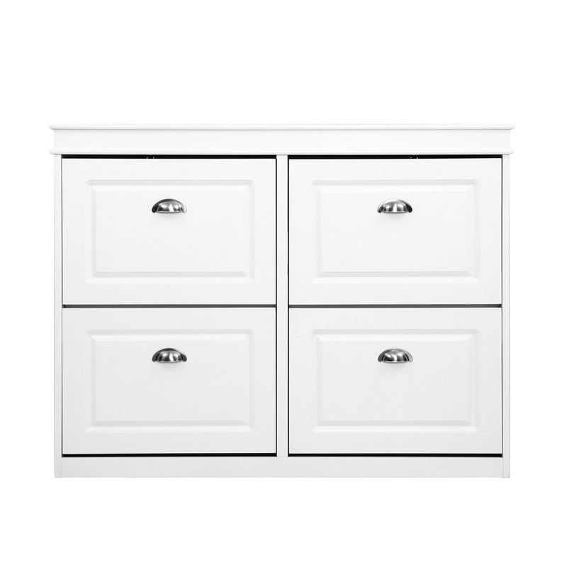 Shoe Cabinet Rack - White