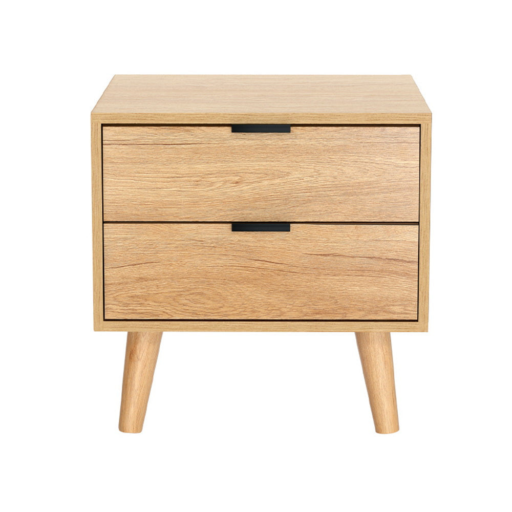 Seren Bedside Table – Pine – 2 Drawers