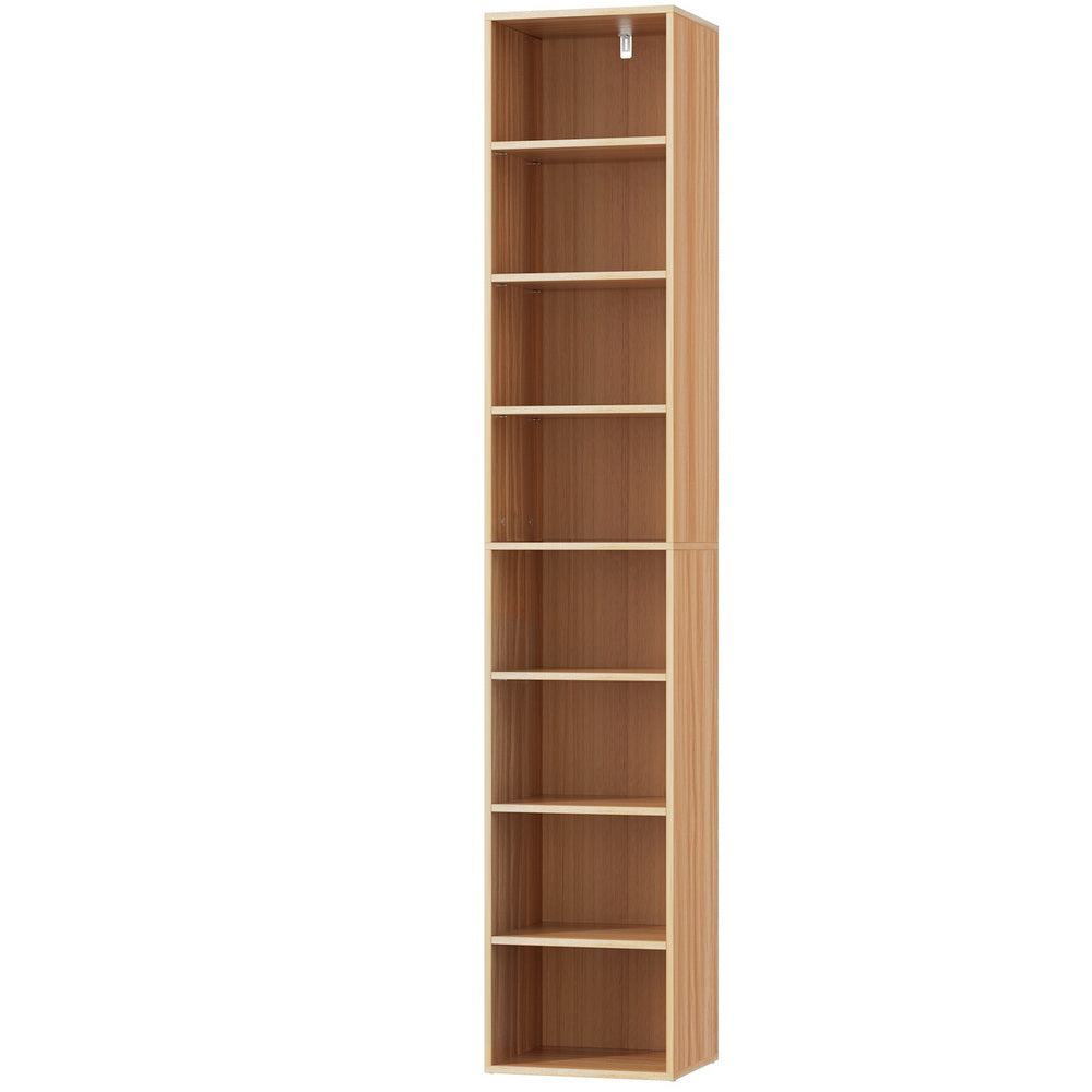 Milo Bookshelf – Pine – 8 Tiers