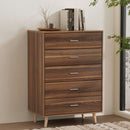 Cove 5 Chest of Drawers - MIRI Walnut