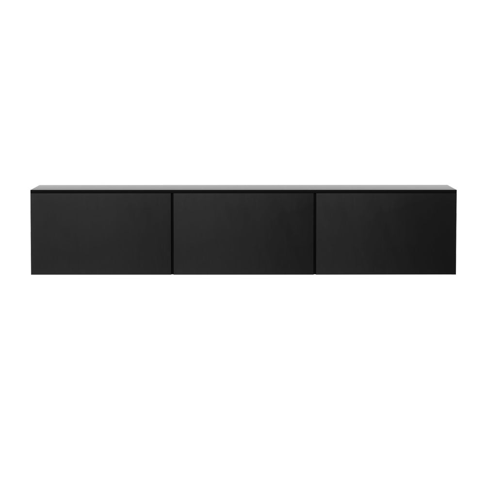 Hugo Floating Entertainment Unit – Black – 200 cm