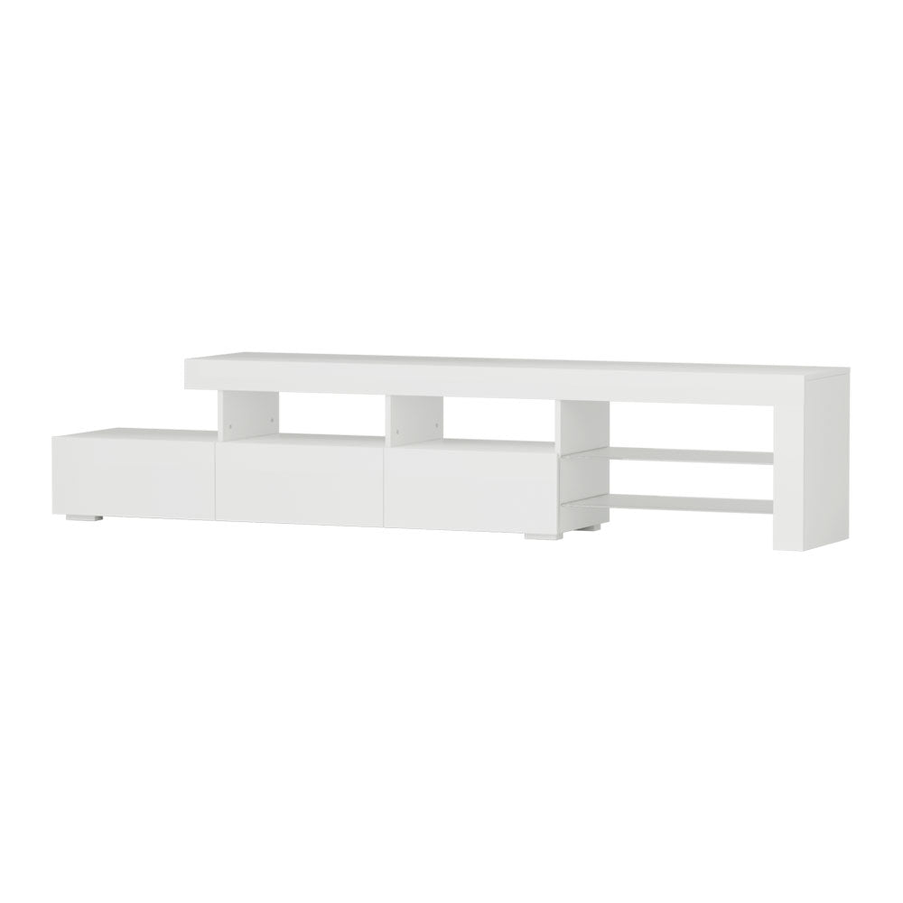 Mira LED TV Entertainment Unit – White – 215 cm