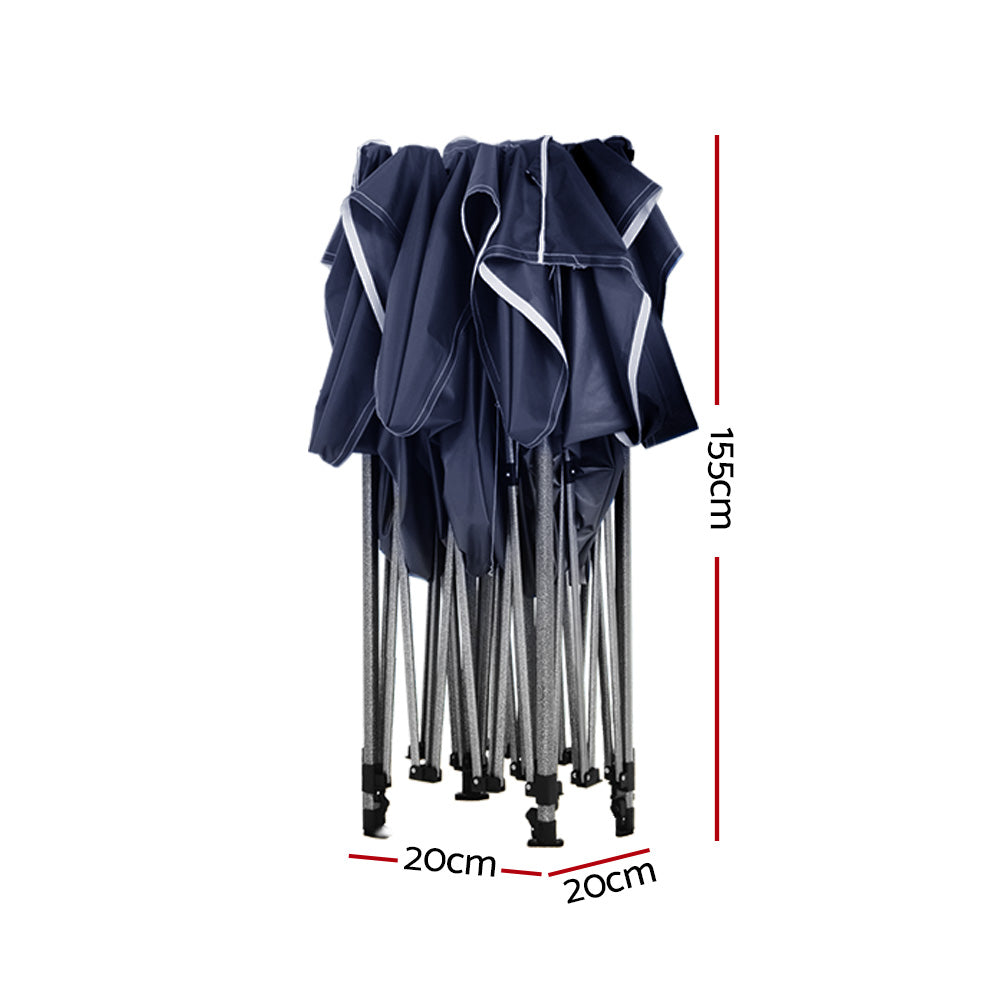 Kairo Pop Up Gazebo – Navy – 3 x 3 m
