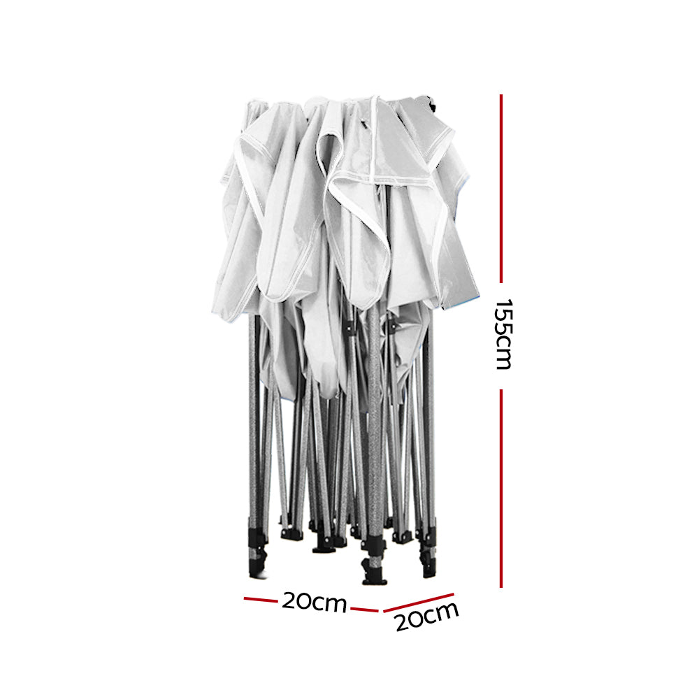 Kairo Pop Up Gazebo – White – 3 x 3 m
