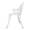 Vintage Cast Aluminium Patio Chair - White