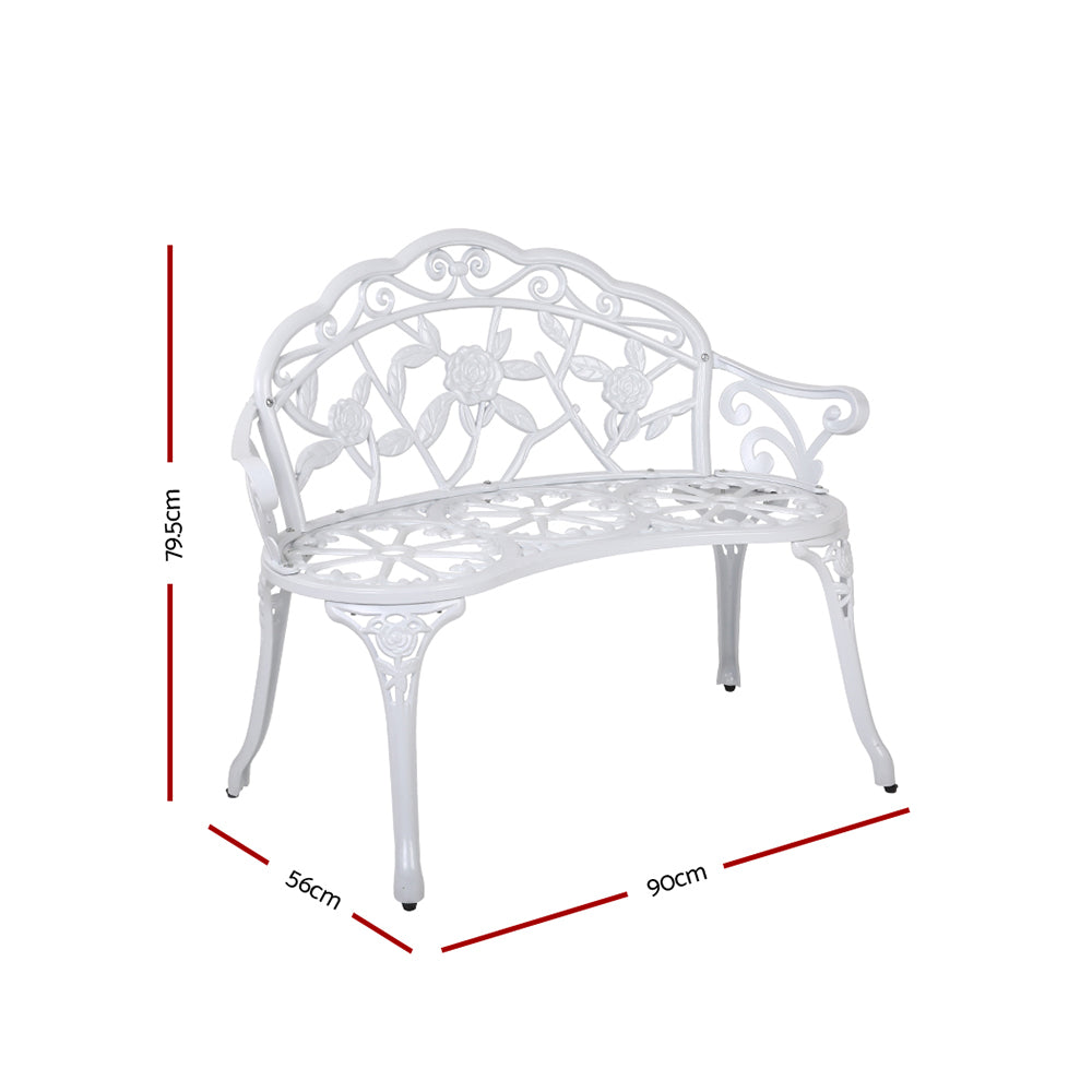 Hudson Cast Aluminium Patio Chair – White
