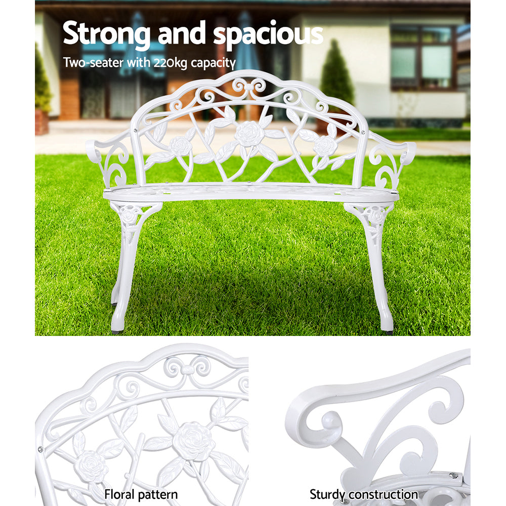 Hudson Cast Aluminium Patio Chair – White