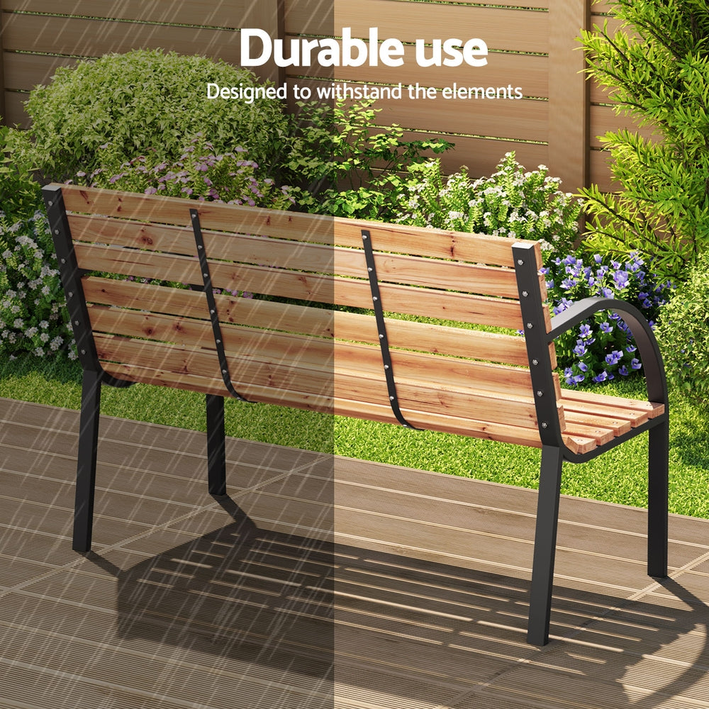 Heritage Garden Bench – Natural – 2 Seater