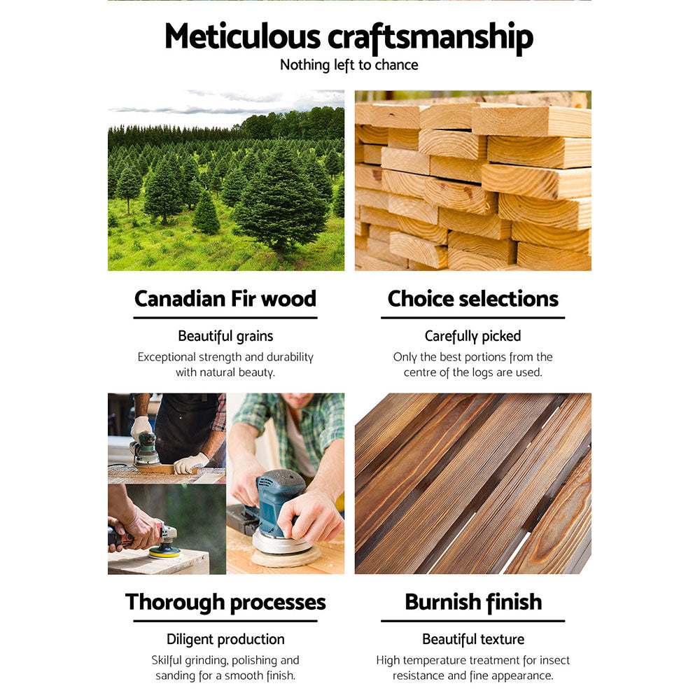 Heritage Wooden Wagon Wheel – Brown – 60 cm