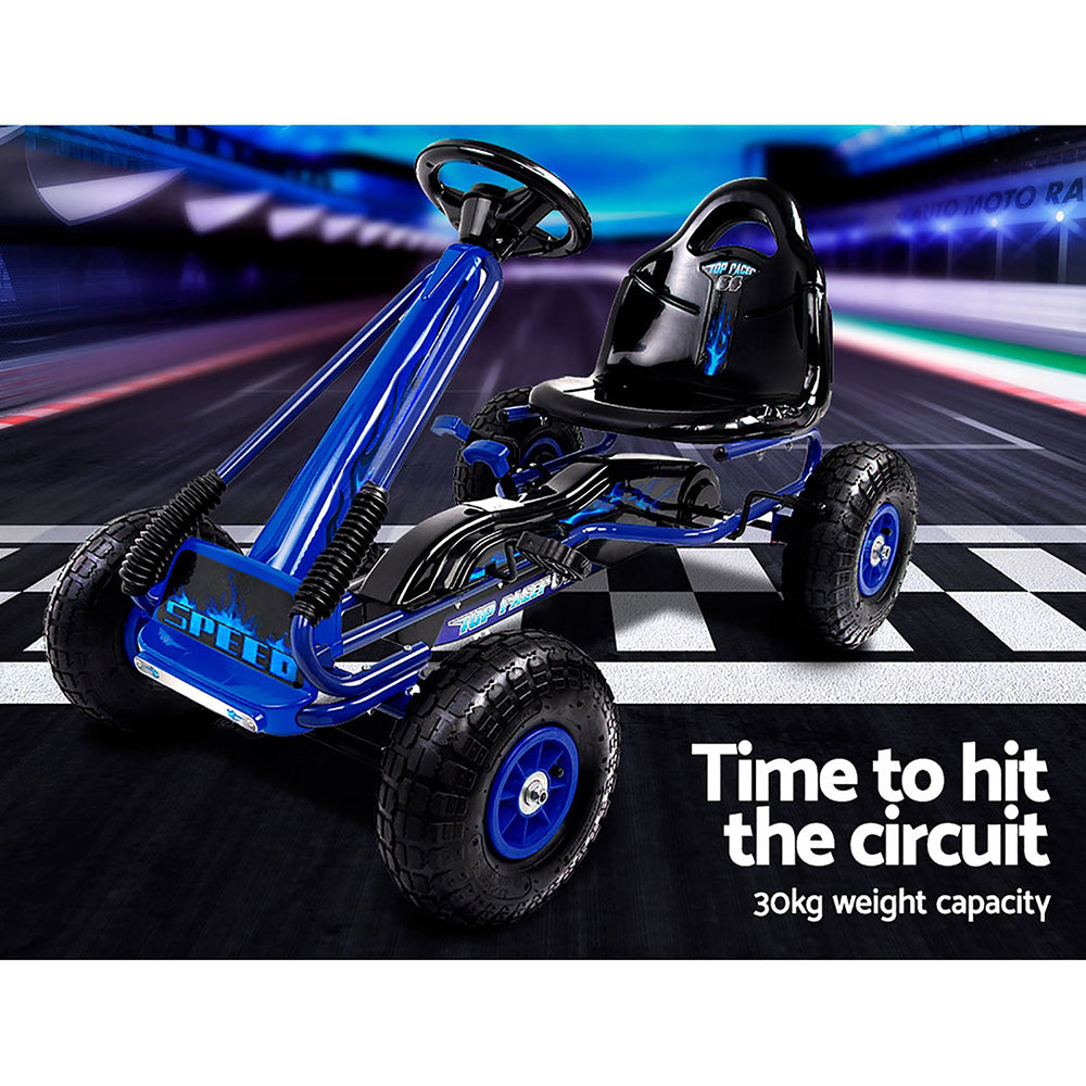 Hudson Pedal Racing Go Kart – Blue