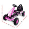 Ride On Pedal Racing Go Kart - Pink