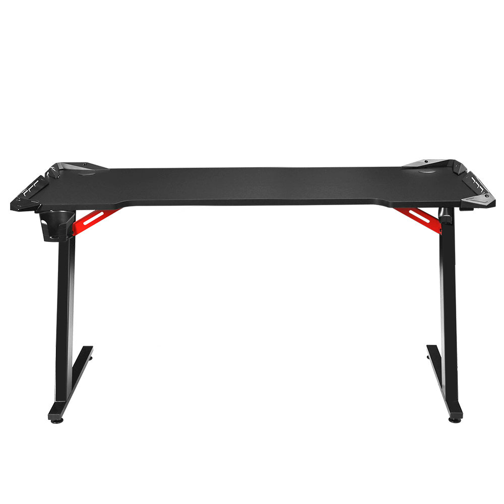 Apex Gaming Desk with RGB LED – Black – 140 cm