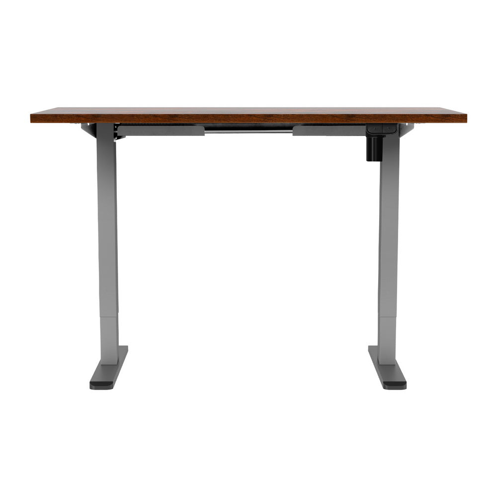 Veron Electric Sit Stand Desk – Brown – 140 cm