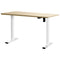 Motorised Standing Desk – Sit-Stand, White Oak 120cm